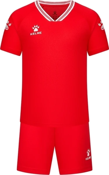 Комплект футбольної форми дитячий Kelme FARO червоний 8451ZB3246.9600