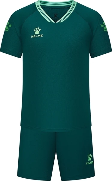 Комплект футбольной формы детский Kelme FARO темно-зеленый 8451ZB3246.9306