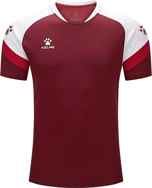 Футболка Kelme BRAVO бордово-белая 7351TX1092.9691