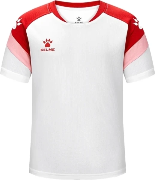 Футболка детская Kelme BRAVO бело-красная 7351TX3093.9107