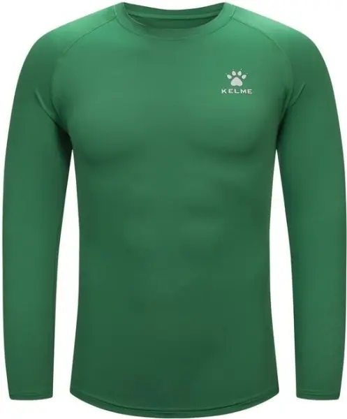 Термобелье футболка с длинным рукавом Kelme зеленая 7461TL1049.9300
