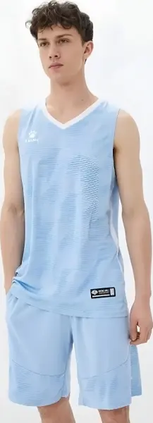 Комплект баскетбольної форми Kelme BRUKLIN блакитний 3591052.9454