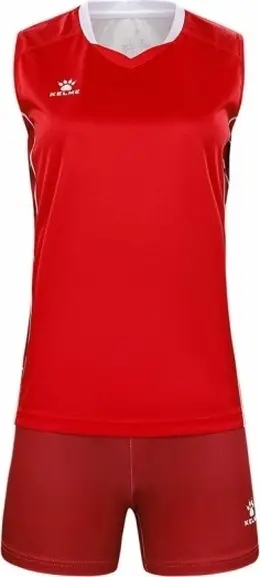 Комплект волейбольної форми жіночий Kelme АМАNECER червоний 8351QB2010.9600
