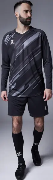 Комплект воротарської форми Kelme ZAMORA II чорний 7361ZB1256.9000