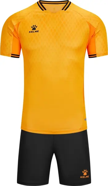 Комплект футбольной формы Kelme оранжево-черный 8551ZB11087.9907