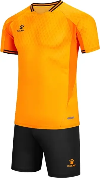 Комплект футбольной формы Kelme оранжево-черный 8551ZB11087.9907