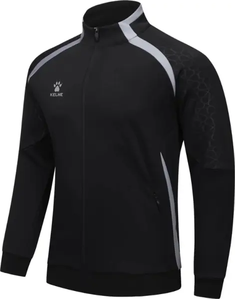 Олімпійка (мастерка) Kelme CORDOBA II чорно-сіра 8461WT1136.9000