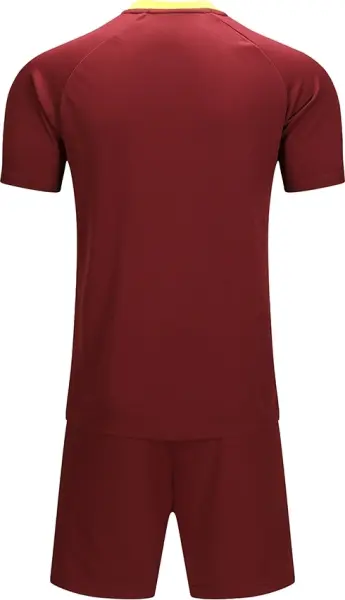 Комплект футбольної форми дитячий Kelme BRAGA бордово-жовтий 8351ZB3085.9603