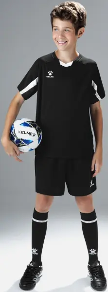 Шорти дитячі Kelme GLOBAL III чорно-білі 7351ZB3255.9000