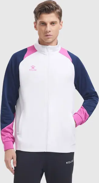 Олимпийка (мастерка) Kelme WATFORD бело-темно-сине-розовая 8361WT1064.9100