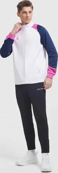 Олимпийка (мастерка) Kelme WATFORD бело-темно-сине-розовая 8361WT1064.9100