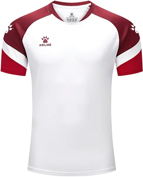 Футболка Kelme BRAVO біло-бордова 7351TX1092.9158