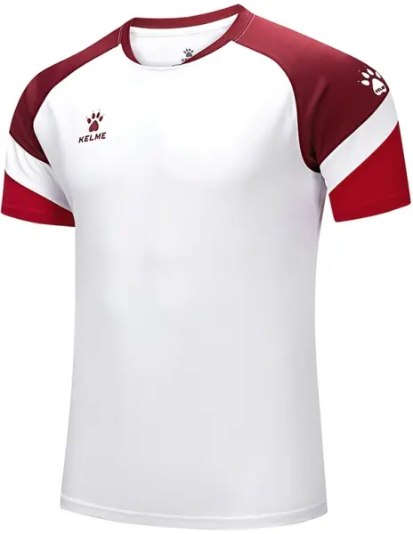 Футболка Kelme BRAVO біло-бордова 7351TX1092.9158