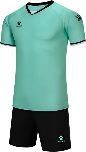 Комплект футбольної форми Kelme KADIS II бірюзово-чорний 8551ZB11084.9305