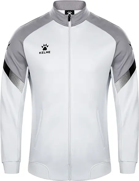 Олімпійка (мастерка) Kelme WARRIOR біло-сіра 8061WT1009.9243