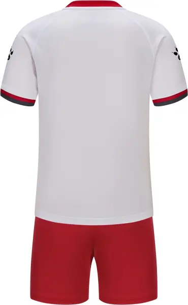 Комплект футбольної форми дитячий Kelme біло-червоний 8551ZB31084.9100