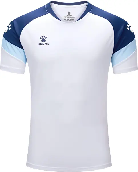Футболка Kelme BRAVO біло-темно-синя 7351TX1092.9112