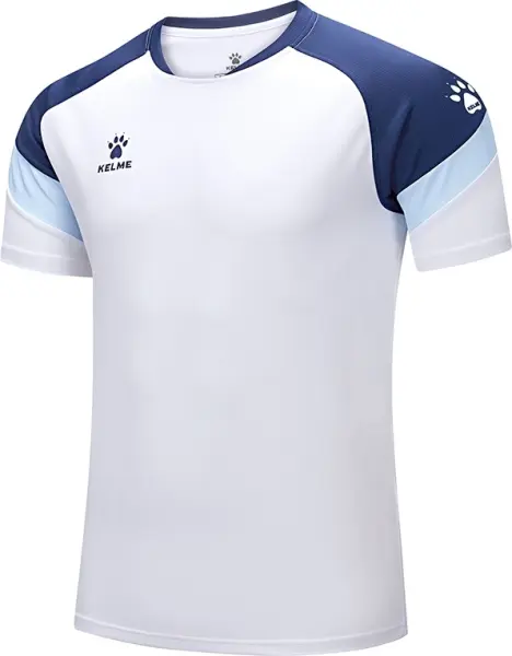 Футболка Kelme BRAVO біло-темно-синя 7351TX1092.9112