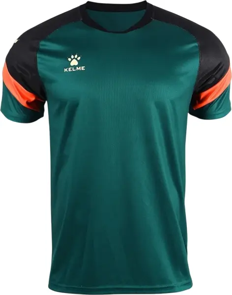Футболка Kelme WARRIOR темно-зелено-чорна 8151ZB1007.9365