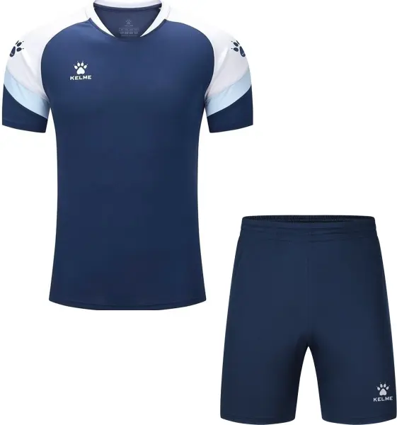 Комплект футбольної форми Kelme BRAVO темно-синьо-білий 7351TX1092.9424_7351ZB1255.9416