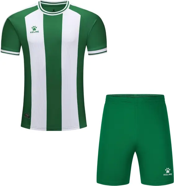Комплект футбольної форми Kelme GRANADA зелено-білий 7451ZB1795.9311_7351ZB1255.9311