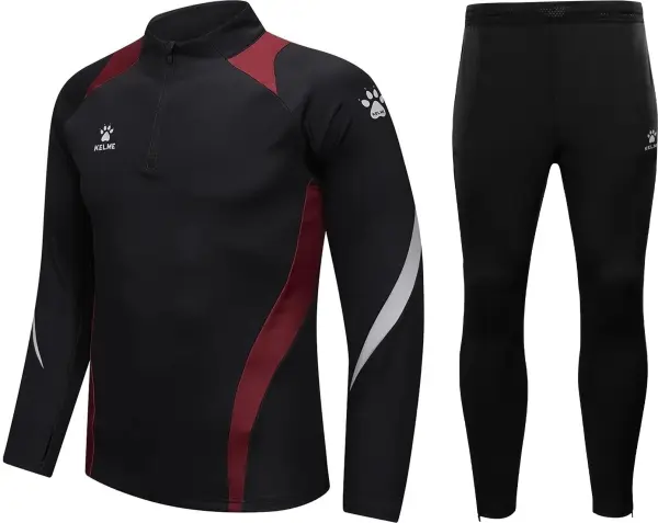 Спортивный костюм Kelme CORDOBA III черно-бордово-серый 8461TT1044.9000_3871306.9036