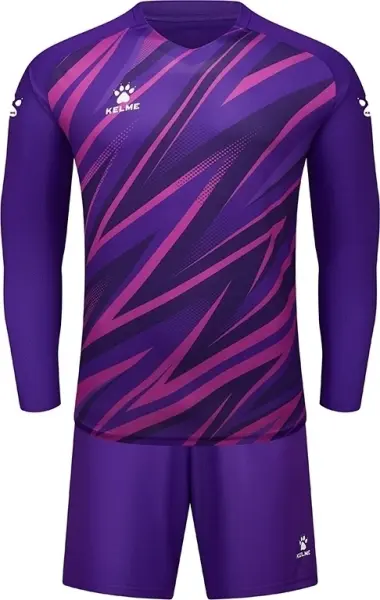 Комплект вратарской формы Kelme ZAMORA III фиолетово-розовый 8461ZB1243.9500