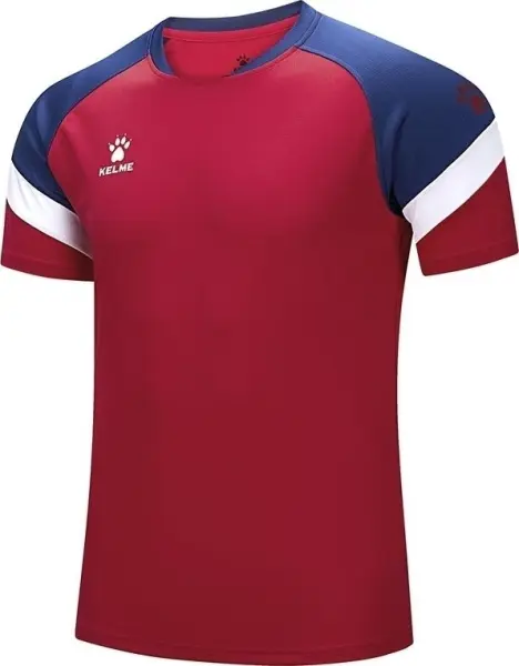 Футболка дитяча Kelme BRAVO червоно-темно-синя 7351TX3093.9615