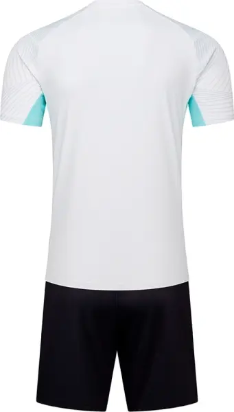 Комплект футбольної форми Kelme AVILA біло-бірюзово-чорний 8451ZB1248.9100