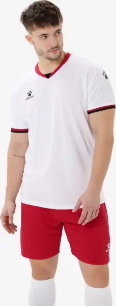 Комплект футбольной формы Kelme KADIS II бело-красный 8551ZB11084.9100