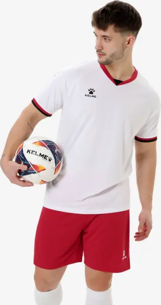 Комплект футбольной формы Kelme KADIS II бело-красный 8551ZB11084.9100