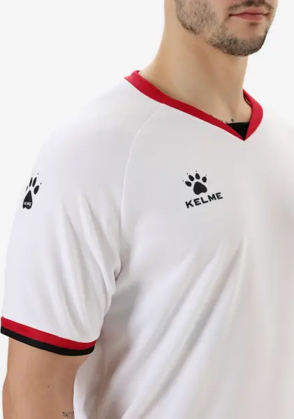 Комплект футбольной формы Kelme KADIS II бело-красный 8551ZB11084.9100