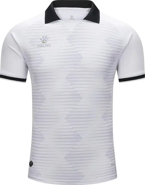 Поло Kelme біло-чорне 7451ZB1794.9100