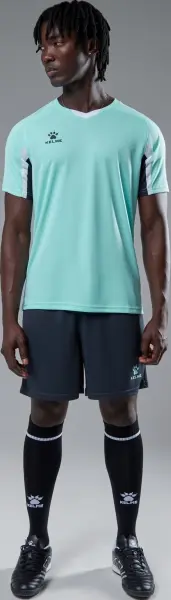 Комплект футбольної форми Kelme PORTO бірюзово-темно-синій 8251ZB1002.9328