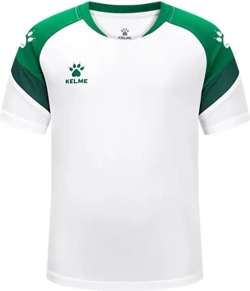 Футболка дитяча Kelme BRAVO біло-зелена 7351TX3093.9105