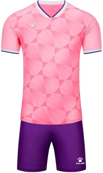 Комплект футбольной формы Kelme OVIEDO II светло-розово-фиолетовый 8551ZB11082.9636