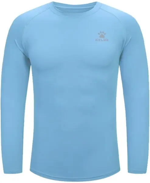 Термобелье футболка с длинным рукавом Kelme голубая 7461TL1049.9404