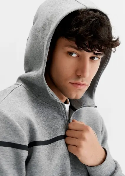 Толстовка Kelme серая 7361WT1101.9222