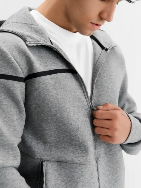 Толстовка Kelme серая 7361WT1101.9222
