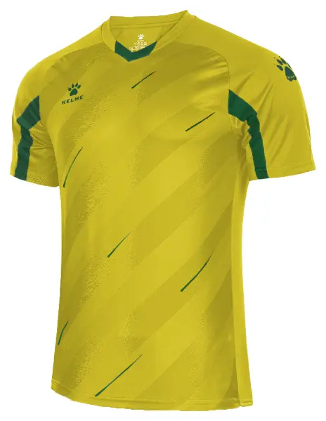 Футболка футбольна Kelme INTER жовто-зелена 7451TX1344.9716