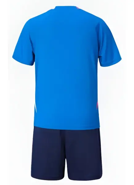 Комплект футбольной формы детский Kelme NAVARRO сине-темно-сине-розовый 8251ZB3005.9481