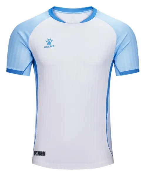 Футболка Kelme TOLEDO біло-блакитна 8651ZB12491.9100