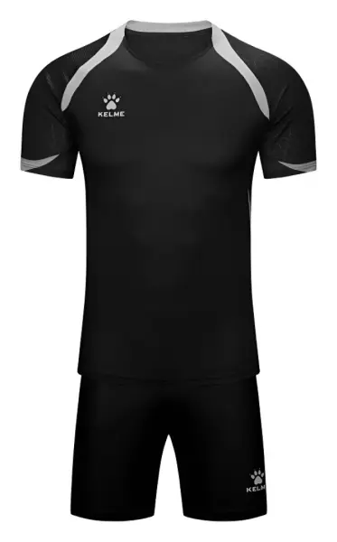 Комплект футбольной формы Kelme черно-белый 8451ZB1583.9000