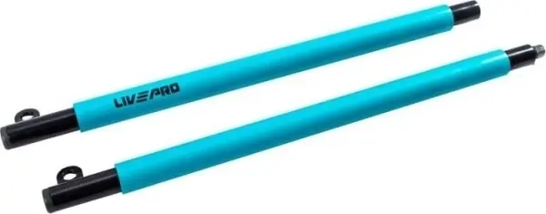 Тренажер для функціонального тренінгу LivePro RESISTANCE BAR SET блакитно-чорний LP8400
