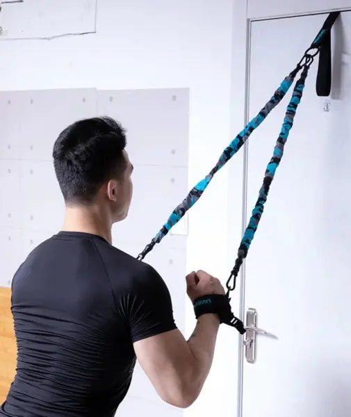 Еспандер LivePro MULTIFUNCTIONAL TRAINING блакитно-сіро-чорний LP8427