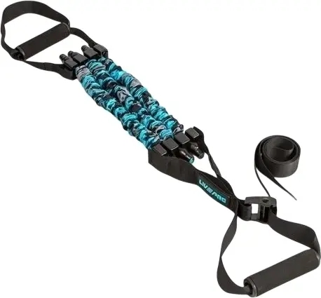 Еспандер LivePro PULL-UP AUXILIARY BELT блакитно-сіро-чорний LP8428