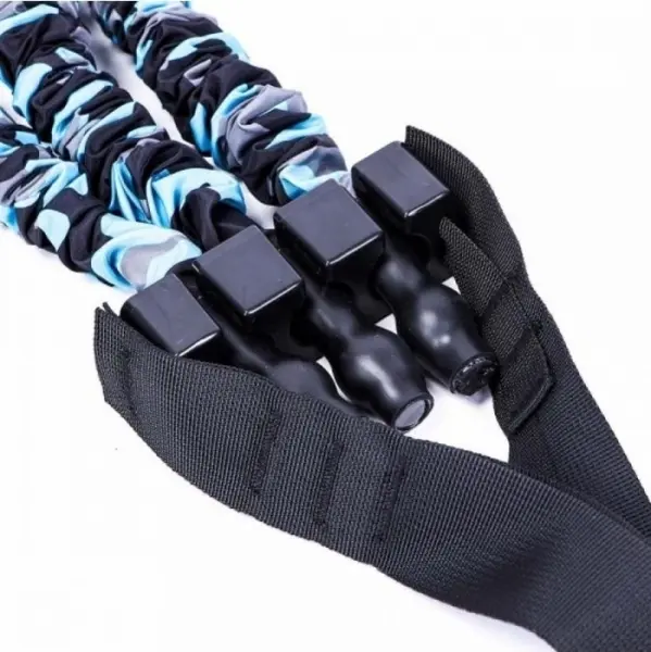 Еспандер LivePro PULL-UP AUXILIARY BELT блакитно-сіро-чорний LP8428