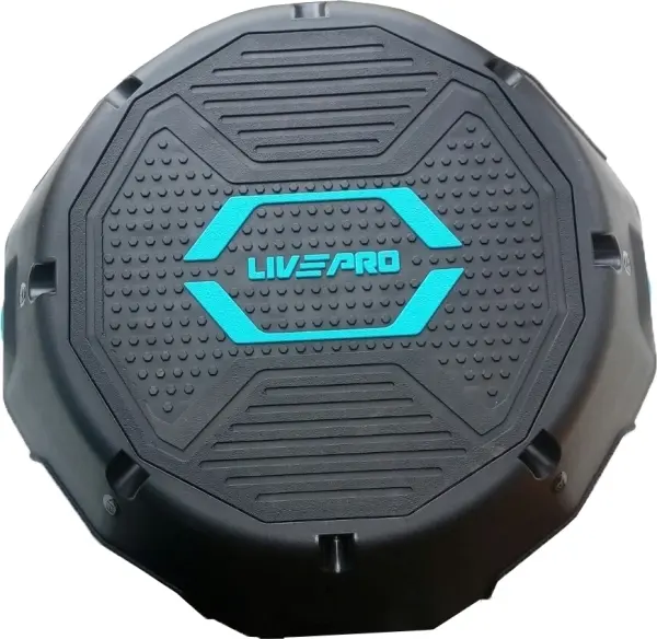 Степ-платформа мини LivePro STEP черно-голубая LP8244.S
