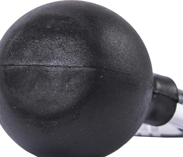 Гиря LiveUp RUBBER KETTEL DUMBELL черная (4,0 кг) LS2044-4