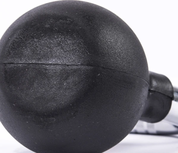 Гиря LiveUp RUBBER KETTEL DUMBELL черная (8,0 кг) LS2044-8